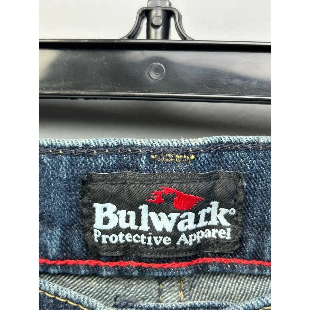Bulwark Jeans Men 36x32 Blue FR Flame Resistant CAT2 PSJ4SD2 Workwear Denim